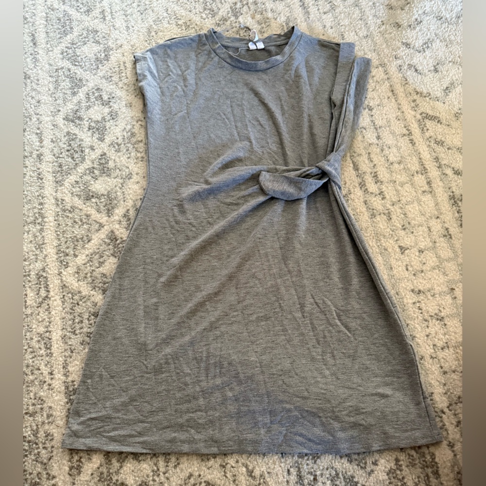 Cable & Gauge Heather Gray A-Line Skirt